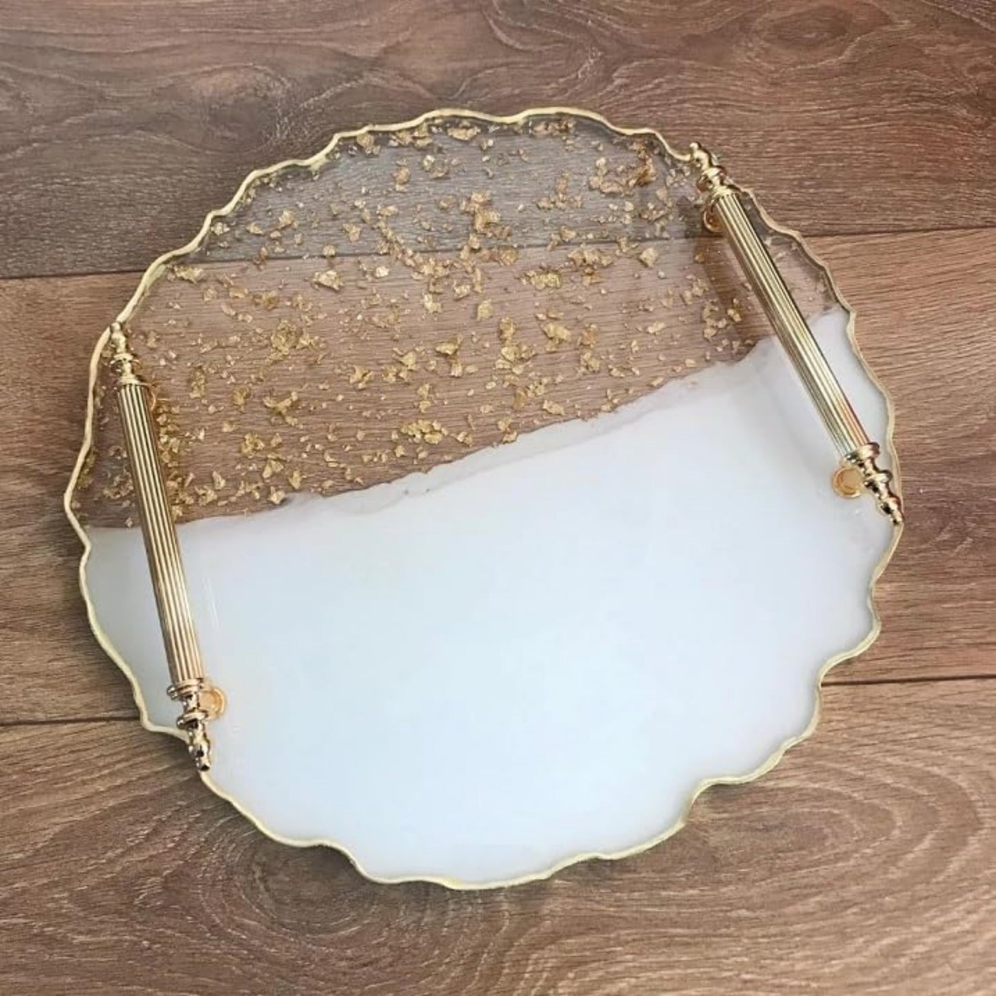 8 inch Agate Silicone Resin Tray Mold SRN23