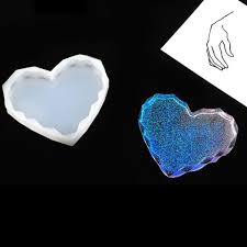 3 Inch Diamond Heart Silicone Mould