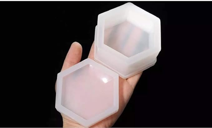 Hexagon Gift Box Silicone Mould for Art Resin