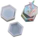 Hexagon Gift Box Silicone Mould for Art Resin