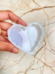 3 Inch Diamond Heart Silicone Mould