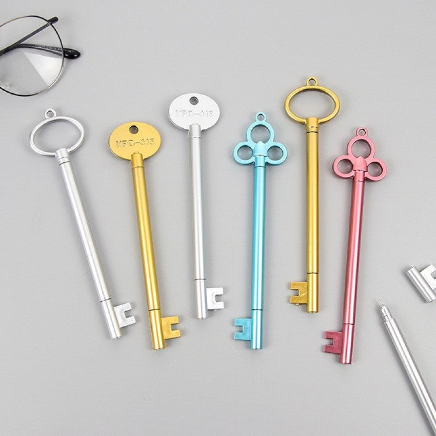 Key Gel Pens Fancy 12 Pcs/Set