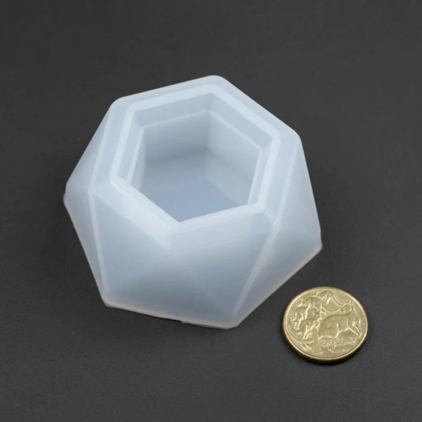 2Pc Tea candle and planter Resin Mould