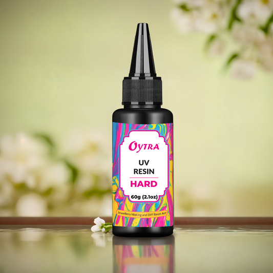 Oytra 100 g UV Resin Hard crystal clear, glossy, fast-curing ideal for jewelry making