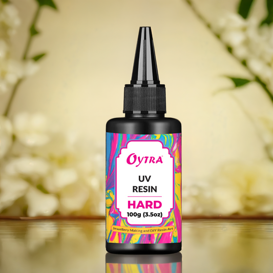 Oytra 100 g UV Resin Hard crystal clear, glossy, fast-curing ideal for jewelry making