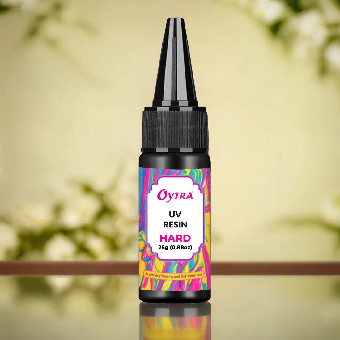 Oytra 100 g UV Resin Hard crystal clear, glossy, fast-curing ideal for jewelry making
