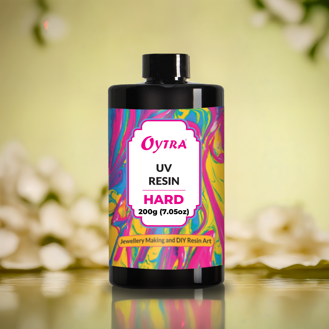 Oytra 200 g UV Resin Hard crystal clear, glossy, fast-curing ideal for jewelry making