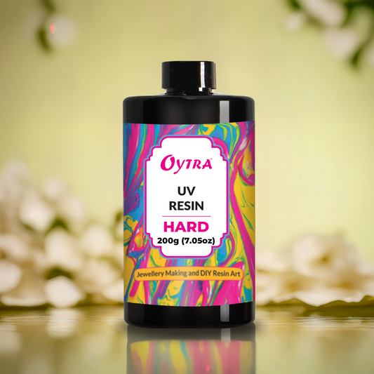 Oytra 200 g UV Resin Hard crystal clear, glossy, fast-curing ideal for jewelry making