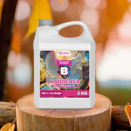 Part B Epoxy Hardener Transparent clear coat for resin art ideal for casting coating keychains and jewelry making