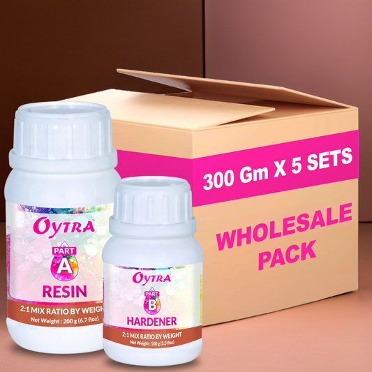 5 x 300 Grams 2:1 Art Resin Kit