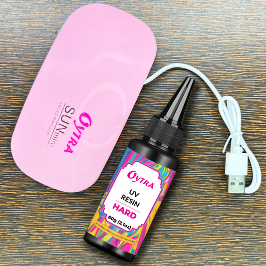 60g UV Resin Hard and UV Lamp Combo