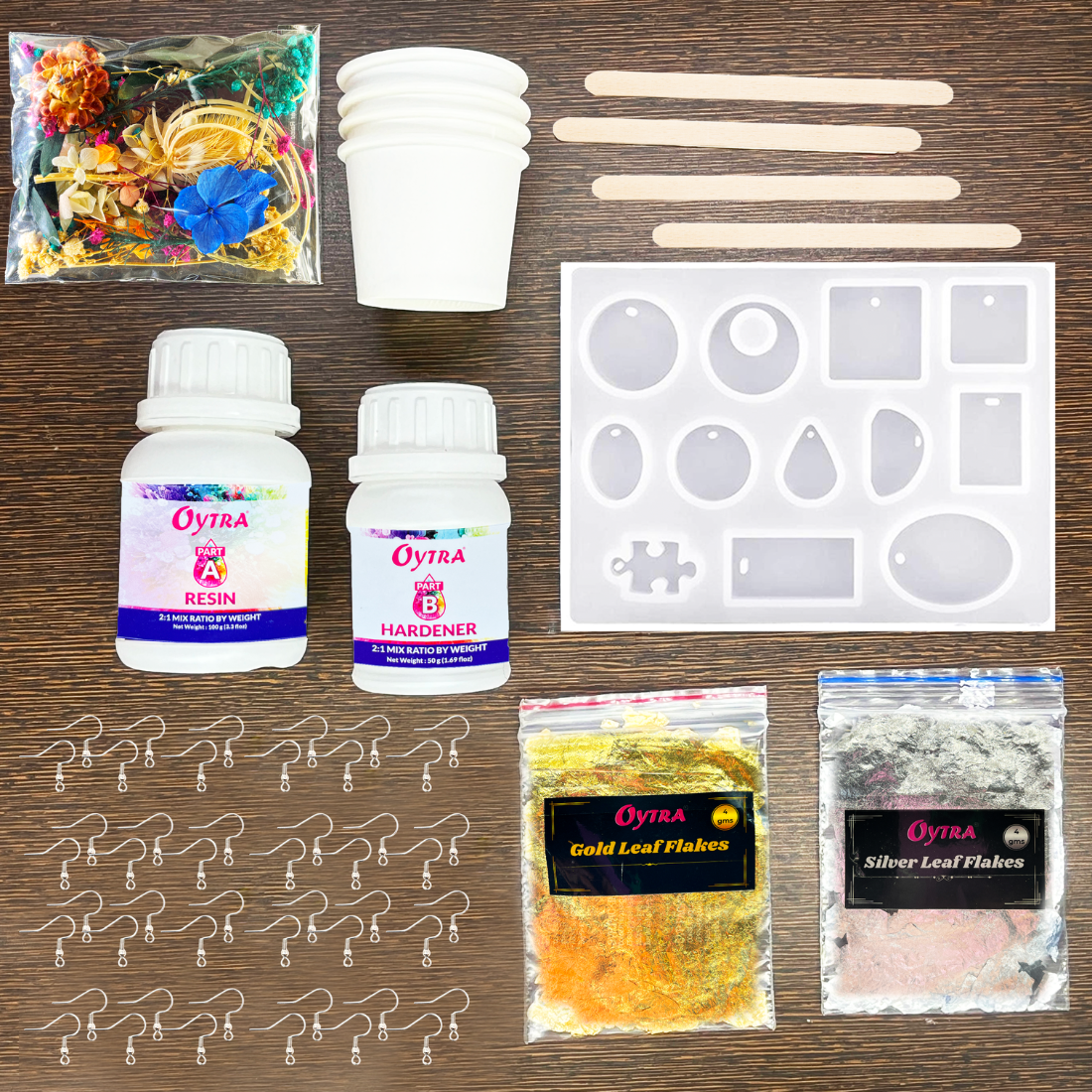 Resin Jewellery making kit with moulds resin tools colors for Jewelry Earrings Pendants necklace