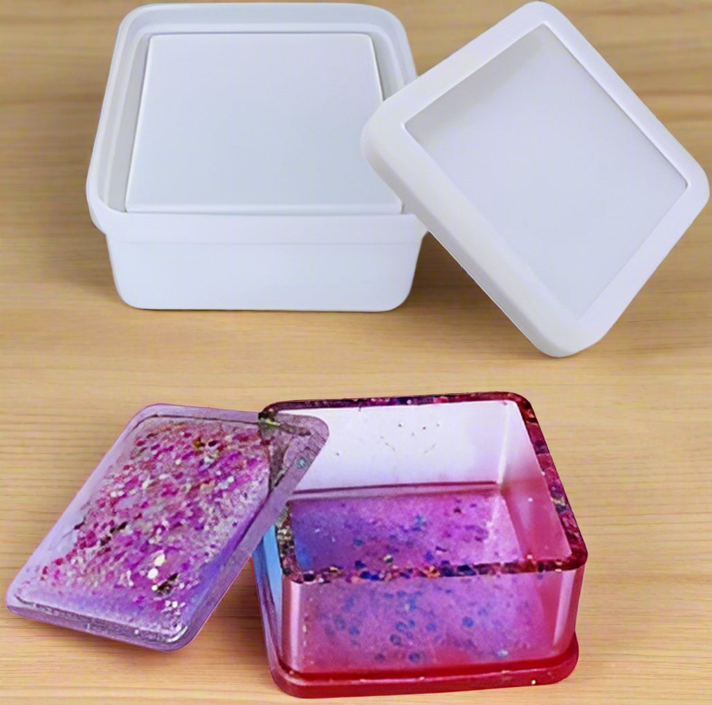 Square Gift Box Silicone Mould for Art Resin
