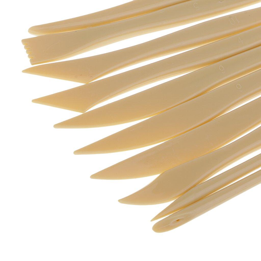 10 Pc Modelling Tool Set Plastic - Oytra