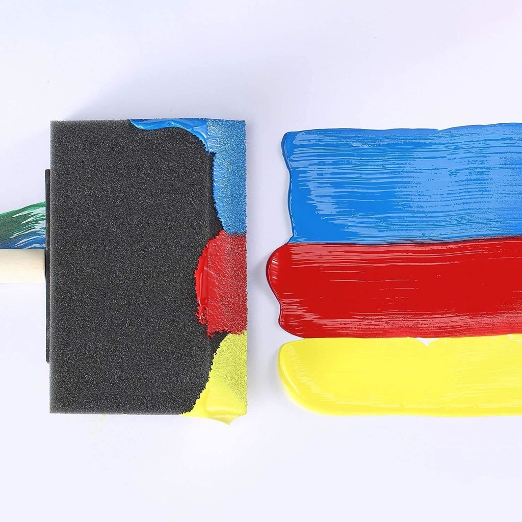 15 Foam Sponge Paint Brushes Set - Oytra