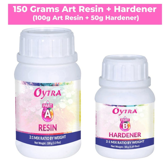 150 Grams Epoxy Art Resin Hardener 2:1 - Oytra