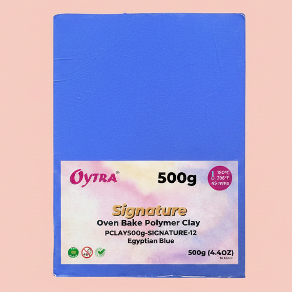 500g Polymer Clay SIGNATURE Series (12 Egyptian Blue)