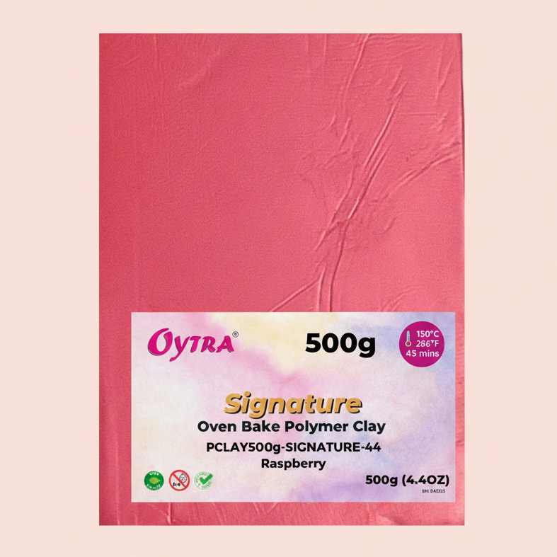 500g Polymer Clay SIGNATURE Series (44 Raspberry Red)
