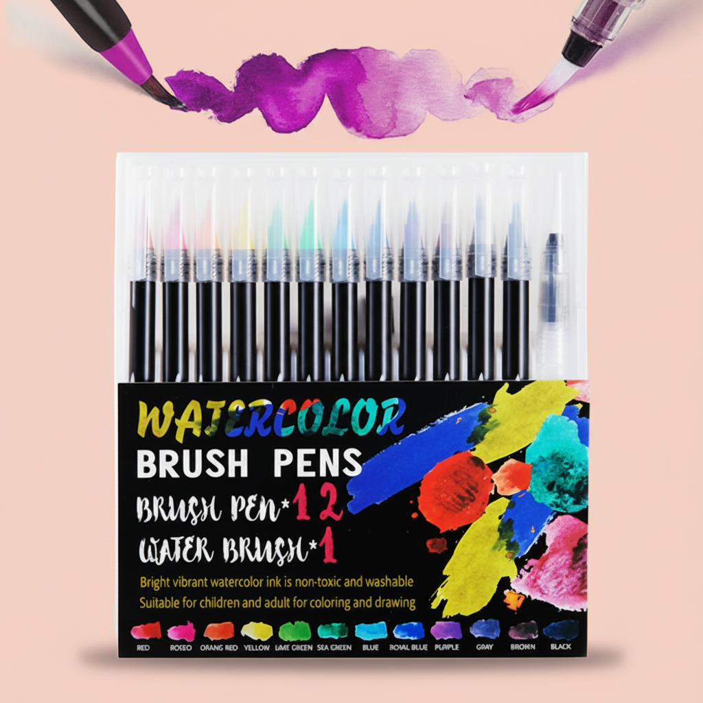 Oytra 12 Brush Pen WaterColor Art Markers