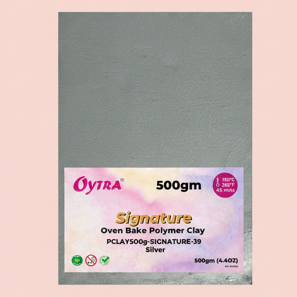 500g Polymer Clay SIGNATURE Series (39 Silver)