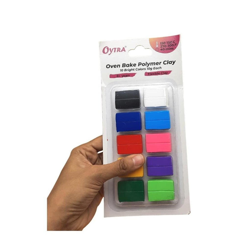 20 Color Polymer Oven Bake Clay Set for Jewelry Earrings Making - Oytra
