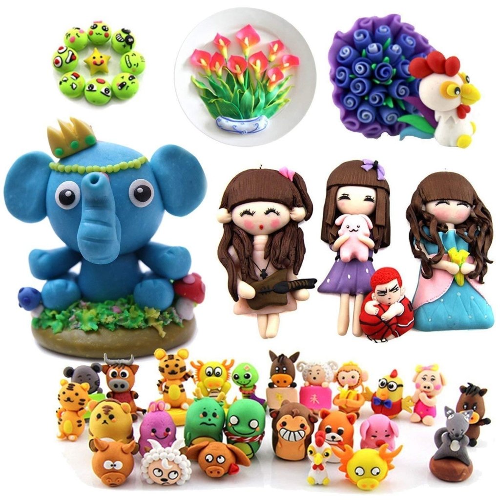 20 Color Polymer Oven Bake Clay Set for Jewelry Earrings Making - Oytra