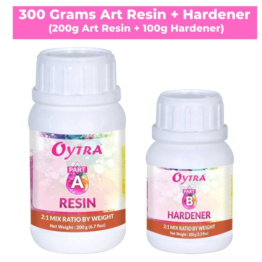 300 Grams Epoxy Art Resin Hardener 2:1 - Oytra