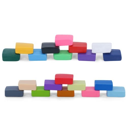 Oytra 11 Pieces Clay Tool Set for Polymer Clay Oven Bake 20 Colors Combo