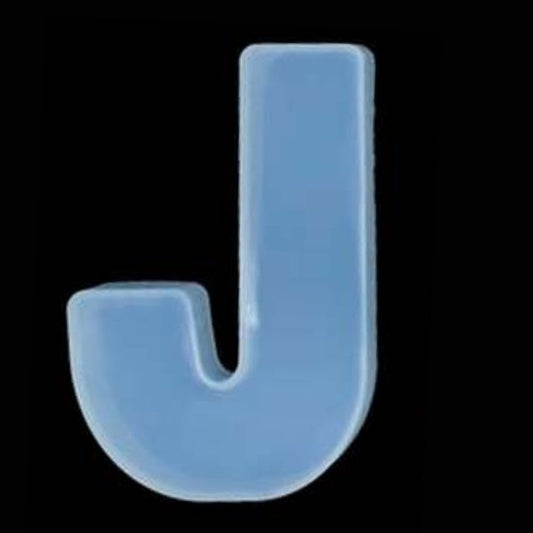 3D Silicone Resin Mould Alphabet J (4inch) - Oytra