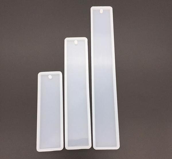 3D Silicone Resin Mould Bookmark Rectangle 3 pcs (4inch, 6inch, 8inch) - Oytra