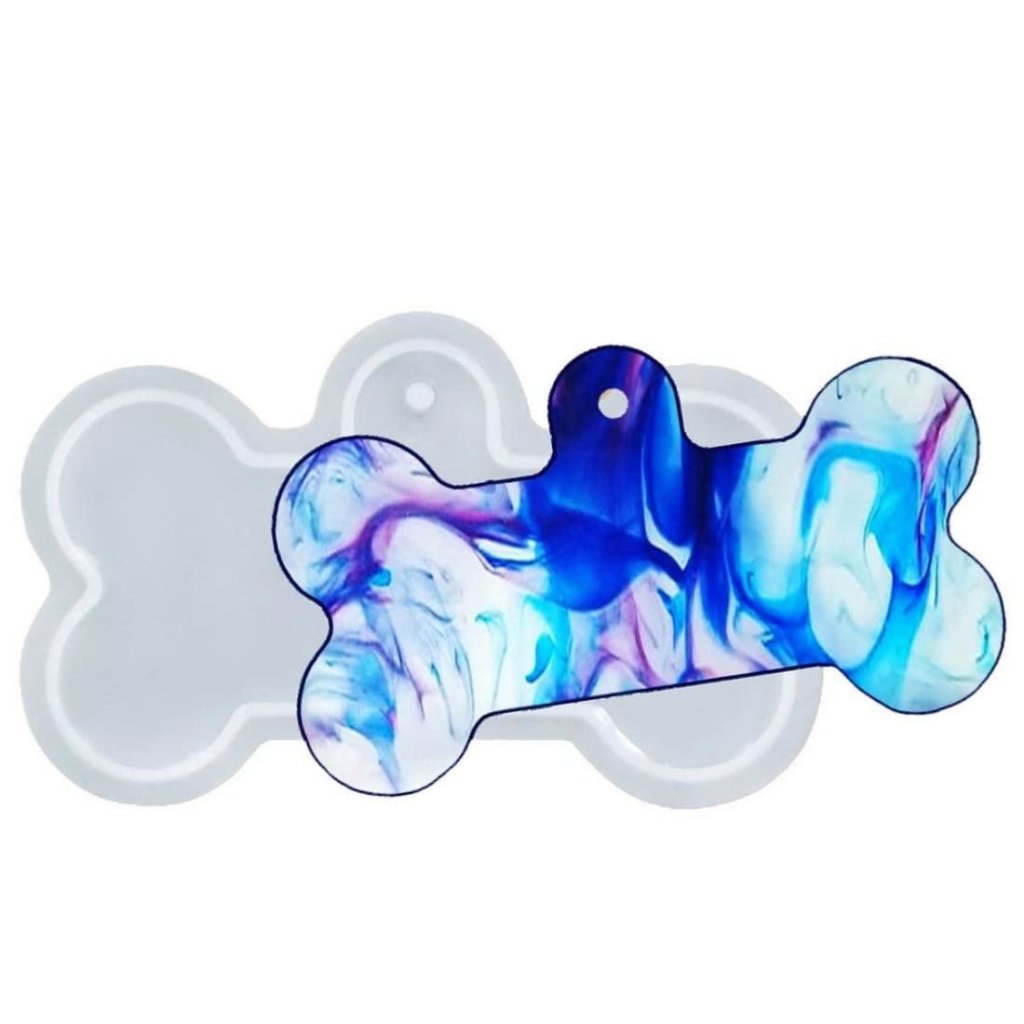 3D Silicone Resin Mould Dog Bone - Oytra