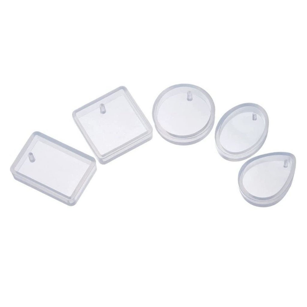 3D Silicone Resin Mould Earring 5 Pcs - Oytra