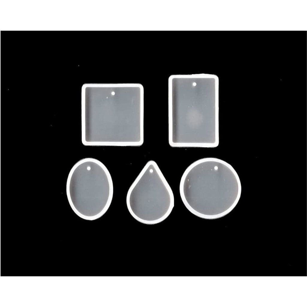 3D Silicone Resin Mould Earring 5 Pcs - Oytra