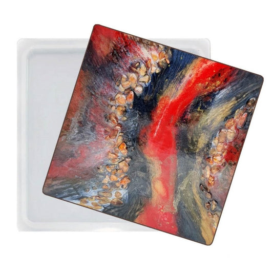 3D Silicone Resin Mould Square 6 inch SMS600 - Oytra