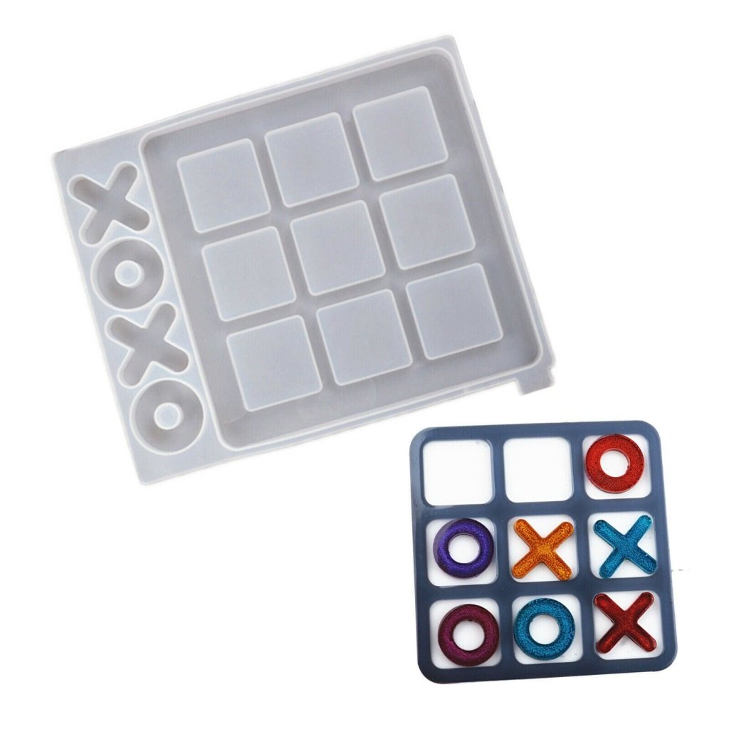 3D Silicone Resin Mould Tic Tac Toe SMTTT00 - Oytra