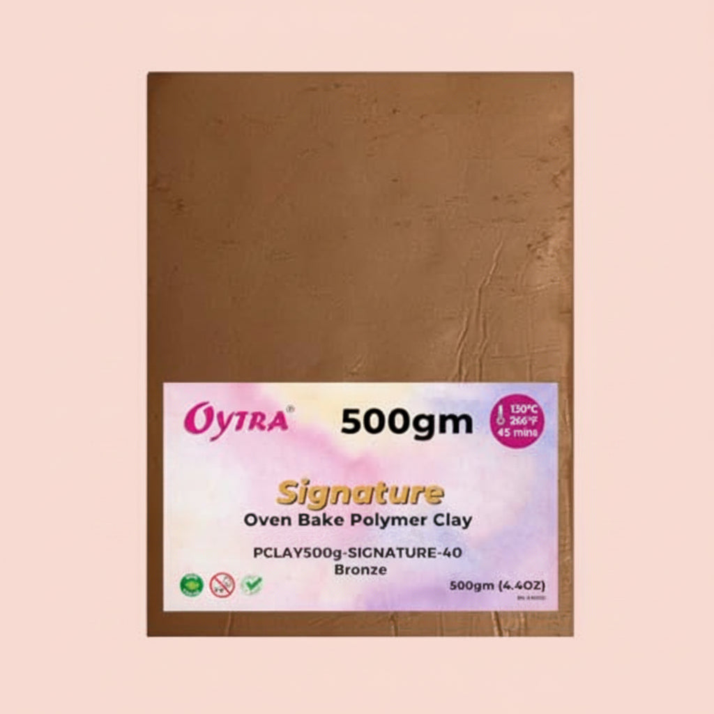 500g Polymer Clay SIGNATURE Series (40 Brozne)