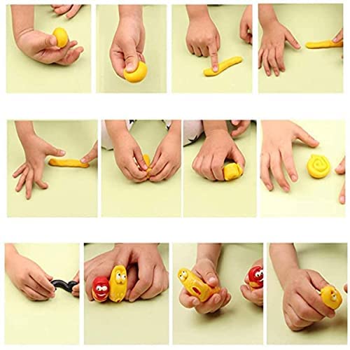 Oytra 11 Pieces Clay Tool Set for Polymer Clay Oven Bake 20 Colors Combo