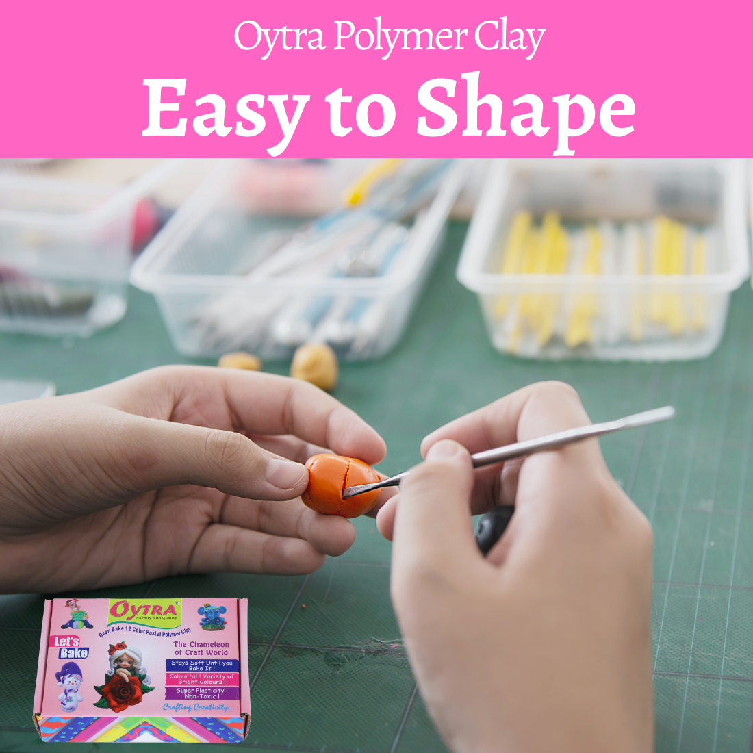 12 Color Pastel Polymer Oven Bake Clay