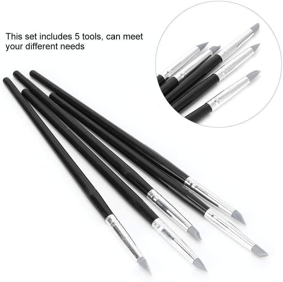 5 Pcs Clay Shaper Tool 4mm Tips Black - Oytra