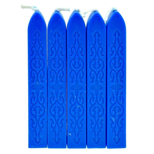 5 Piece Sealing Wax Sticks Set (BLUE) - Oytra