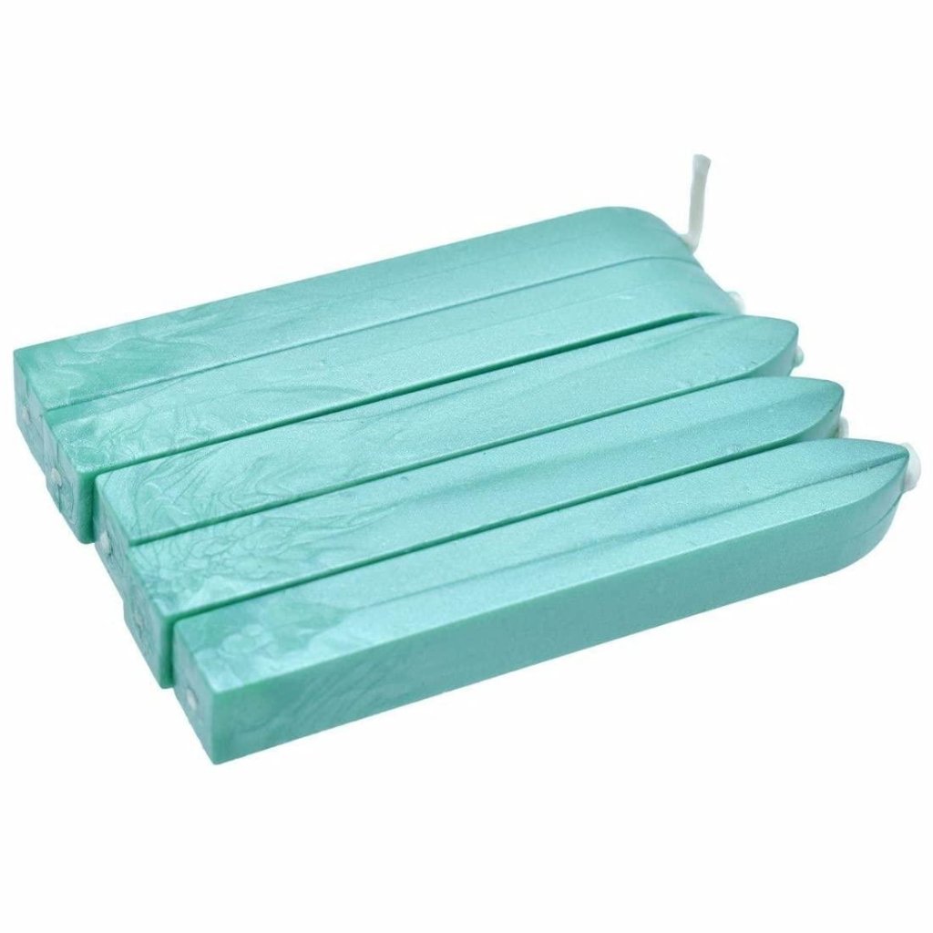 5 Piece Sealing Wax Sticks Set (GREEN) - Oytra