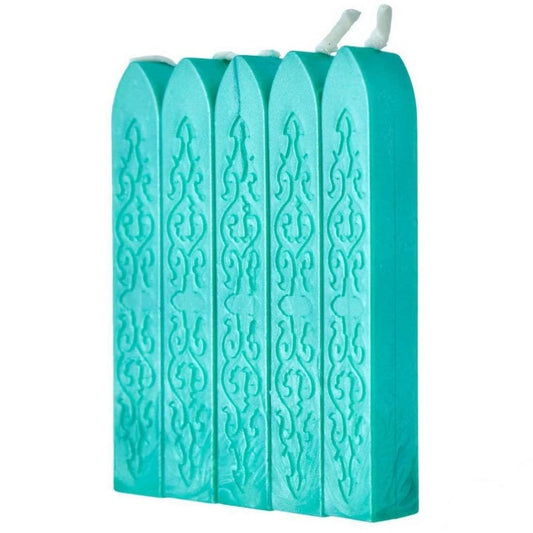5 Piece Sealing Wax Sticks Set (GREEN) - Oytra