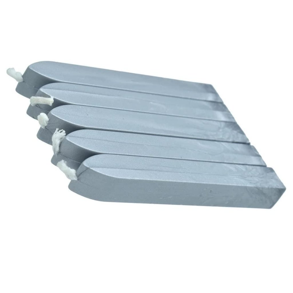 5 Piece Sealing Wax Sticks Set (SILVER) - Oytra