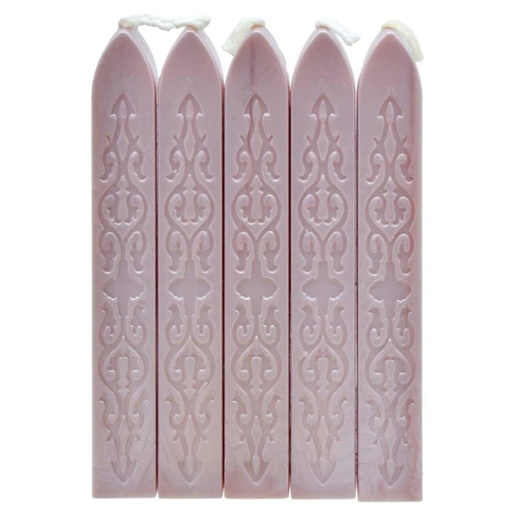 5 Piece Sealing Wax Sticks Set (SWEET PINK) - Oytra