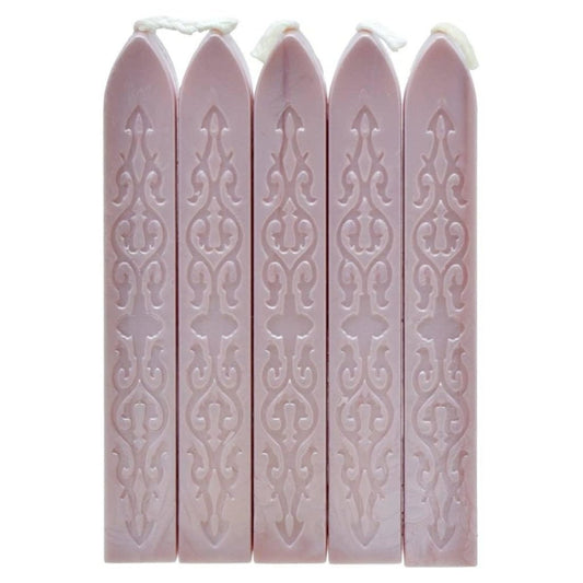 5 Piece Sealing Wax Sticks Set (SWEET PINK) - Oytra