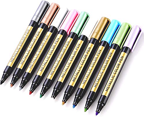 Metallic Marker Pens 10 Colors/set
