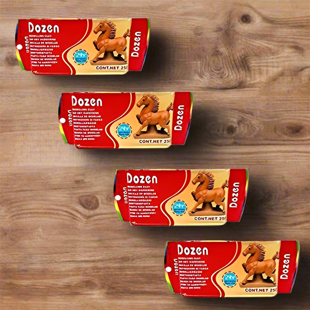 Air Dry Clay Brown Total 1 Kg