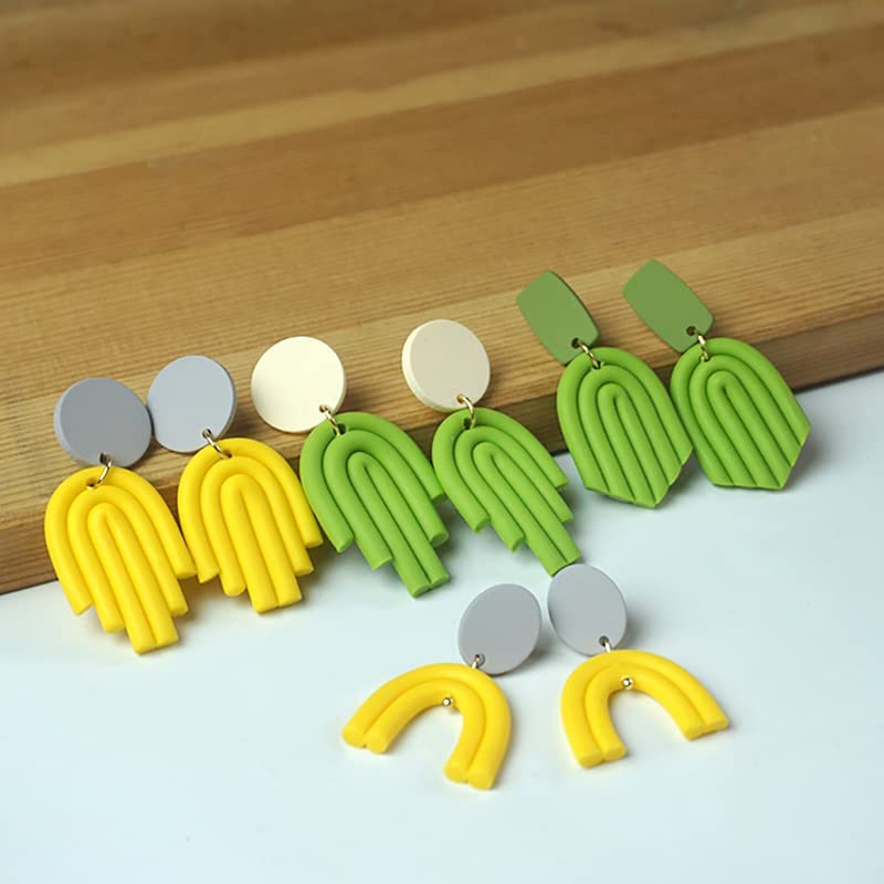Oytra 11 Pieces Clay Tool Set for Polymer Clay Oven Bake 10 Bright Colors Combo