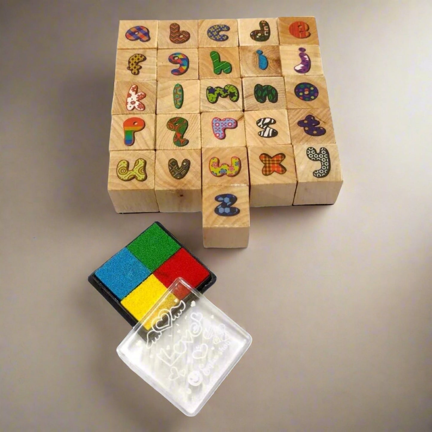 52 Letters Alphabet Fancy Rubber Stamps - Oytra