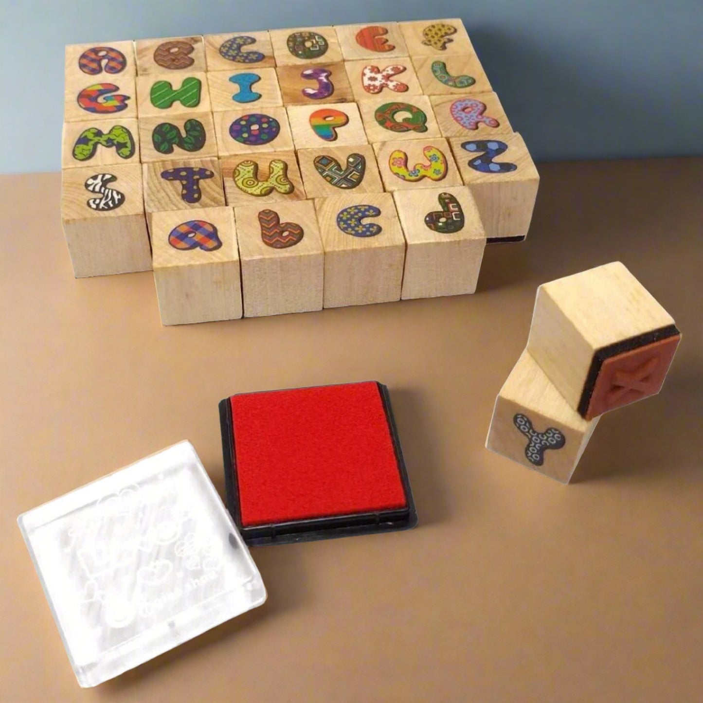 52 Letters Alphabet Fancy Rubber Stamps - Oytra